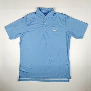 Fairway & Greene Polo Men M Blue Teeth of the Dog Golf Resort Collectible Tee